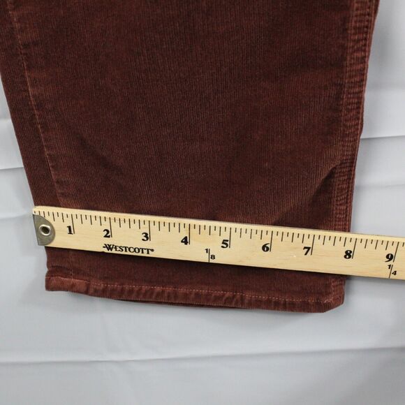 Mother Jeans Womens 33 The Mid Rise Rider Ankle Corduroy Hopscotch Brown Pockets - Picture 11 of 15